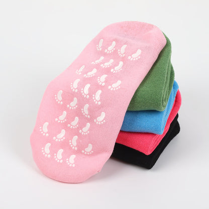 Gel Anti-cracking Moisturizing Silicone Socks Women's Foot Membrane Foot Membrane Heel Anti-slip Softened Callous Indoor Floor Socks