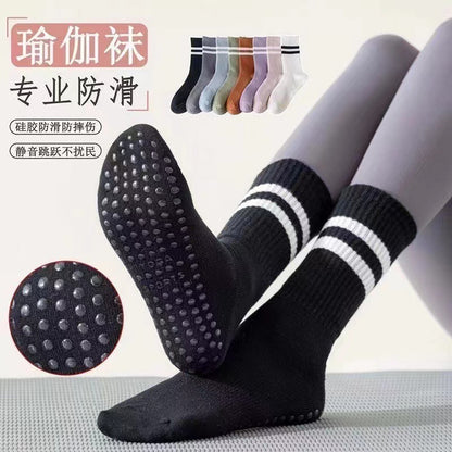 Yoga socks children's mid-tube socks non-slip indoor fitness dispensing socks Pilates women's sports socks